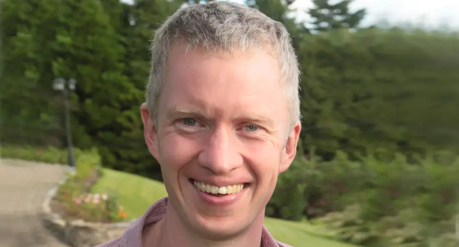 Professor Alan Brown in the Streatham Campus grounds